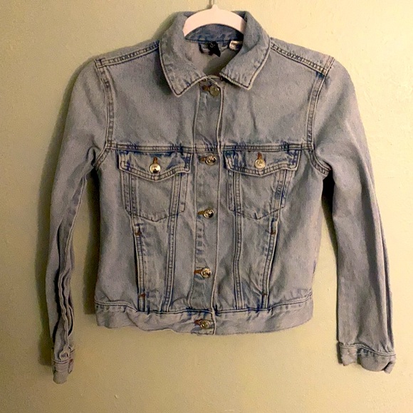 H&M denim jacket, size xs, ladies - Picture 3 of 3